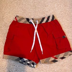 Burberry toddler swim trunk
